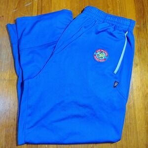 Gus Macker Basketball Track Pants Royal Blue Athletic Mens Size L